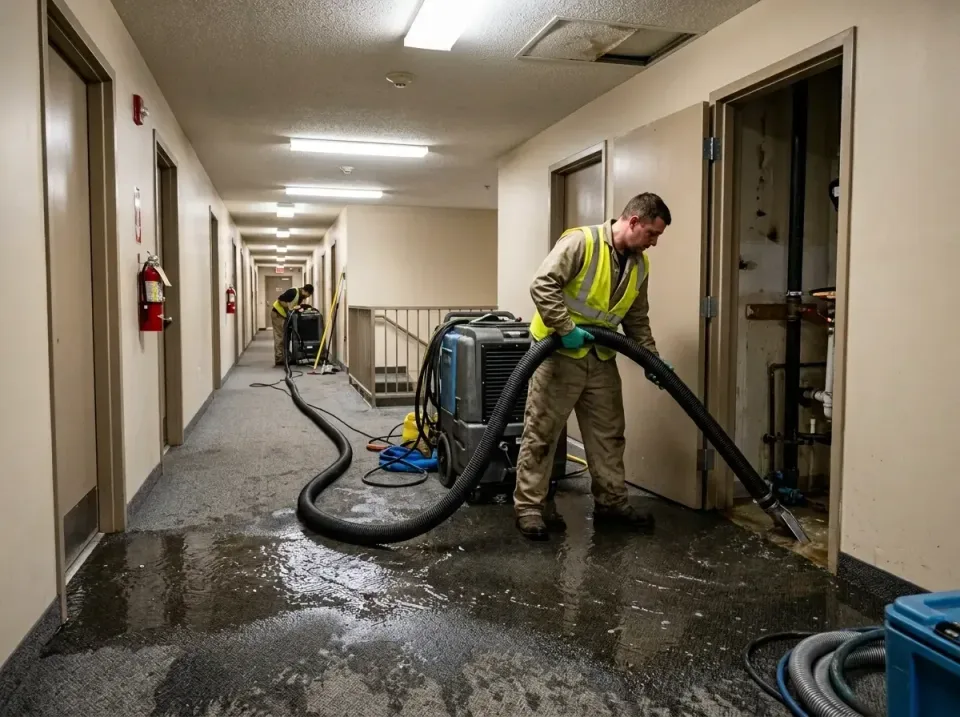 multi-unit-apartment-hallway-f-005 — frequently asked questions, Emergency Burst Pipe Water Extraction & Removal in East Foo…